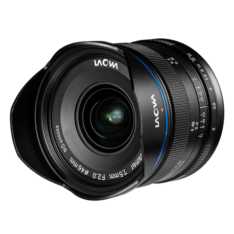 Laowa 7.5 mm f/2 MFT černé provedení