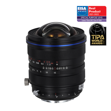 Laowa 15mm f/4.5 Zero-D Shift