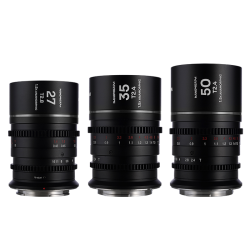 Laowa Nanomorph 1.5X Anamorphic Mirrorless sada 3 objektivů 27mm T2.8 / 35mm T2.4 / 50mm T2.4