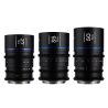 Laowa Nanomorph 1.5X Anamorphic Mirrorless sada 3 objektivů 27mm T2.8 / 35mm T2.4 / 50mm T2.4 Blue