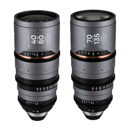 Sunlight 2X Anamorphic Zoom 2-Lens Bundle (40-80 mm,70-135 mm)