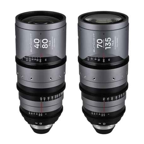 Sunlight 2X Anamorphic Zoom 2-Lens Bundle (40-80 mm,70-135 mm)