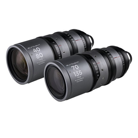 Sunlight 2X Anamorphic Zoom 2-Lens Bundle (40-80 mm,70-135 mm)